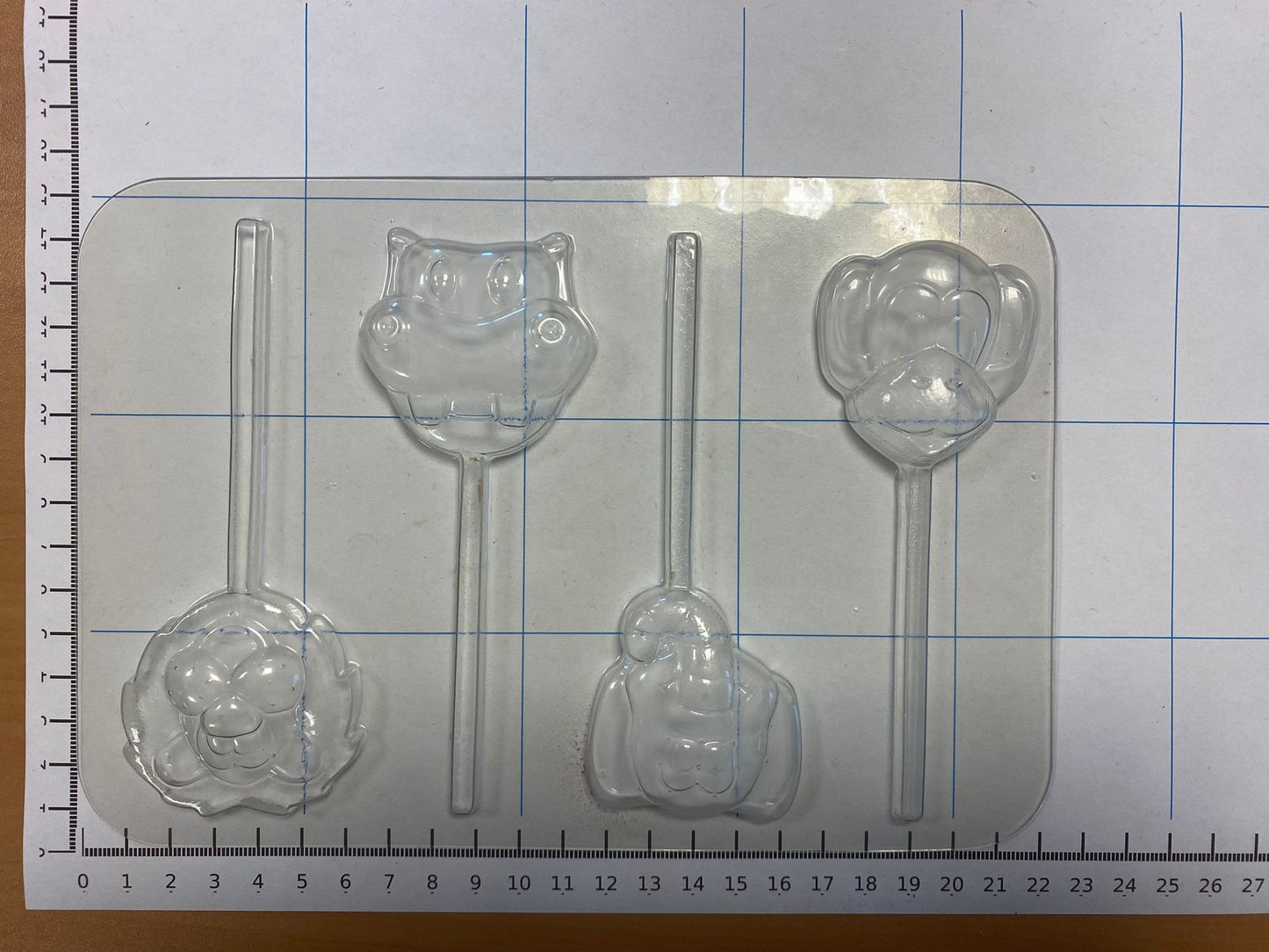 Chocolademal: dieren lolly