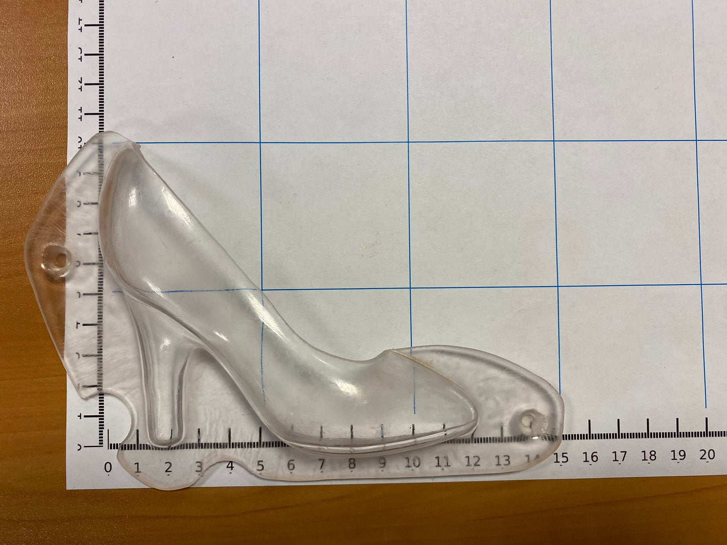 Chocolade mal - Dames hak 12 cm
