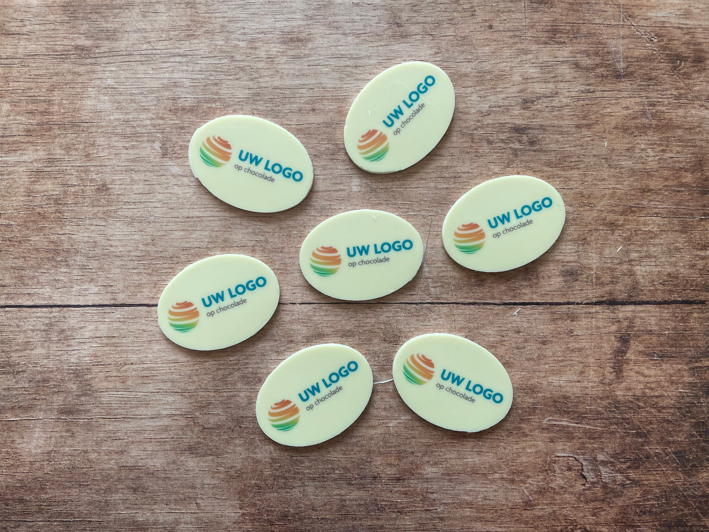 Schokoladengalette, 55 x 40 mm, oval (pro 18 Stück)