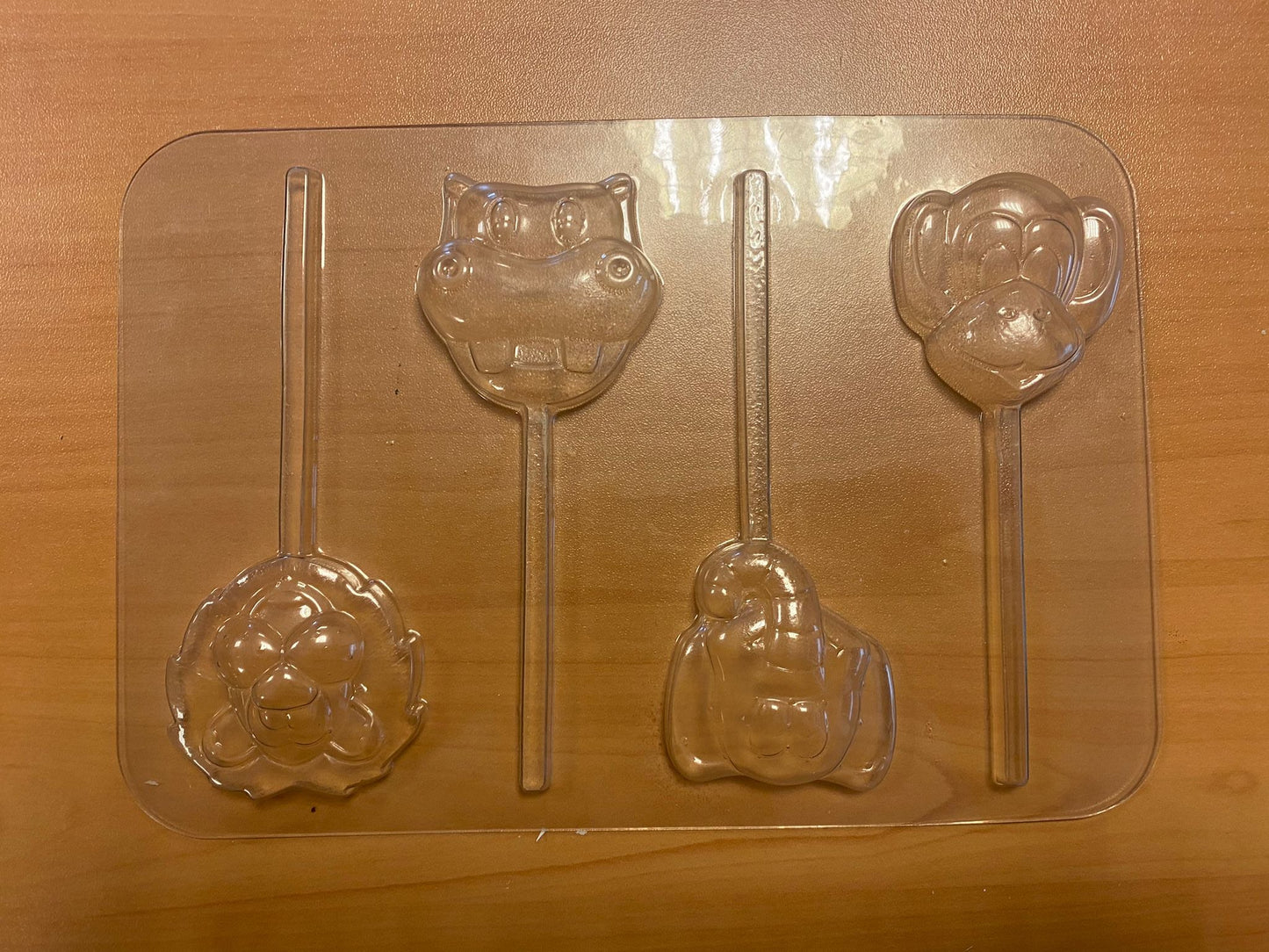 Chocolademal: dieren lolly