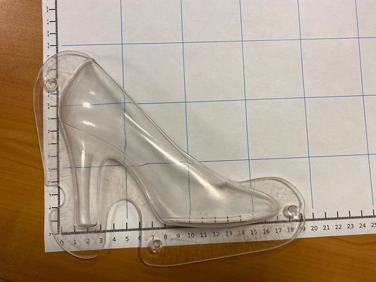 Chocolademal: Dames hak 17 cm