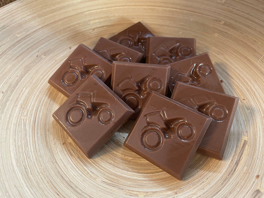 Tractors van chocolade