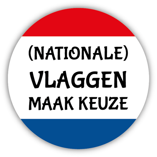 Schildje chocolade: Vlag