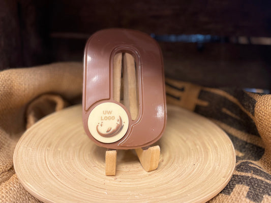 Chocoladeletter O met logo