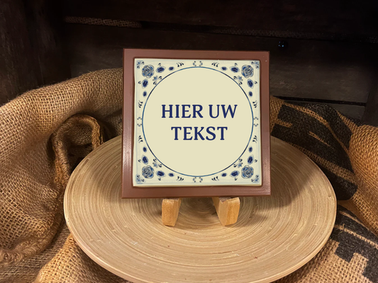 Schokoladen Wandfliese mit Ihrem eigenen Text